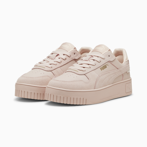 Zapatillas Carina Street Gamuza para mujer, Rose Quartz-Rose Quartz-PUMA Gold, large-ARG