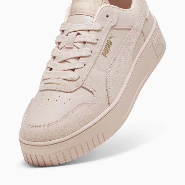 Zapatillas Carina Street Gamuza para mujer, Rose Quartz-Rose Quartz-PUMA Gold, large-ARG