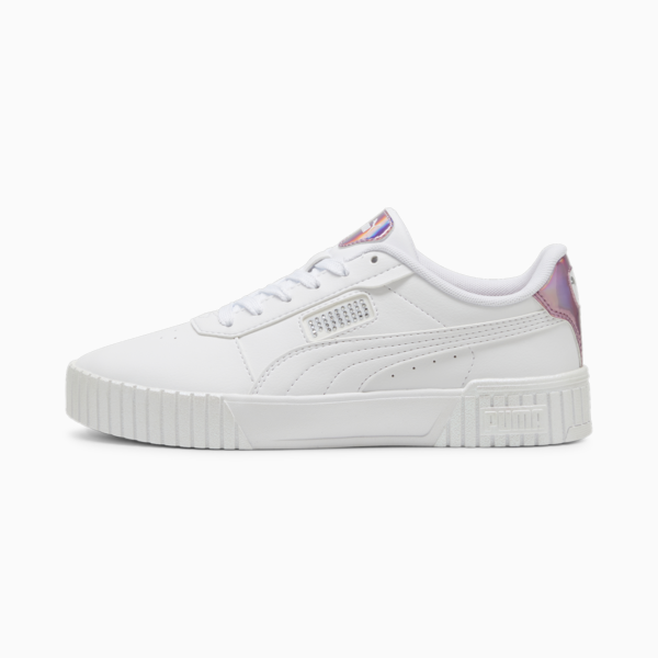 Carina 2.0 GirlPower Women's Sneakers, PUMA White-Silver Mist-Passionfruit, large-ZAF