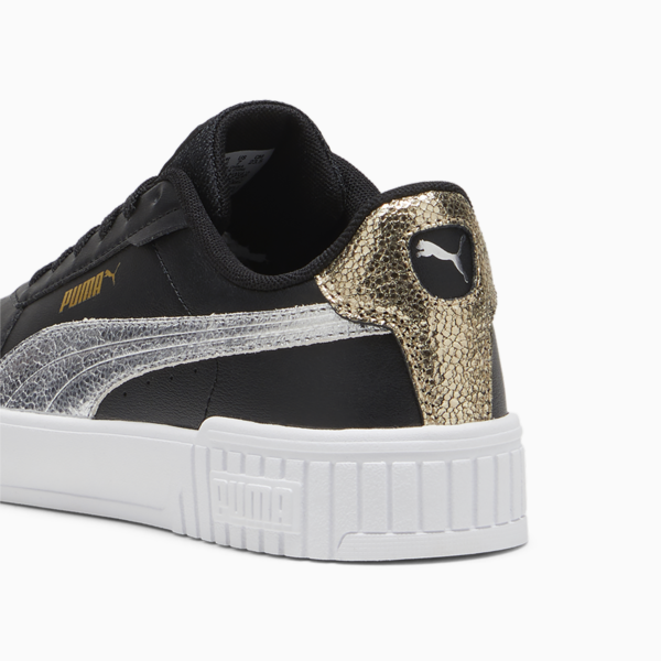 Carina 2.0 Metallic Shine Women's Sneakers, PUMA Black-PUMA Silver-PUMA Gold, large-ZAF