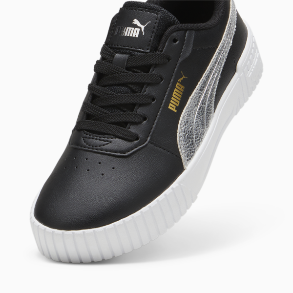 Carina 2.0 Metallic Shine Women's Sneakers, PUMA Black-PUMA Silver-PUMA Gold, large-ZAF