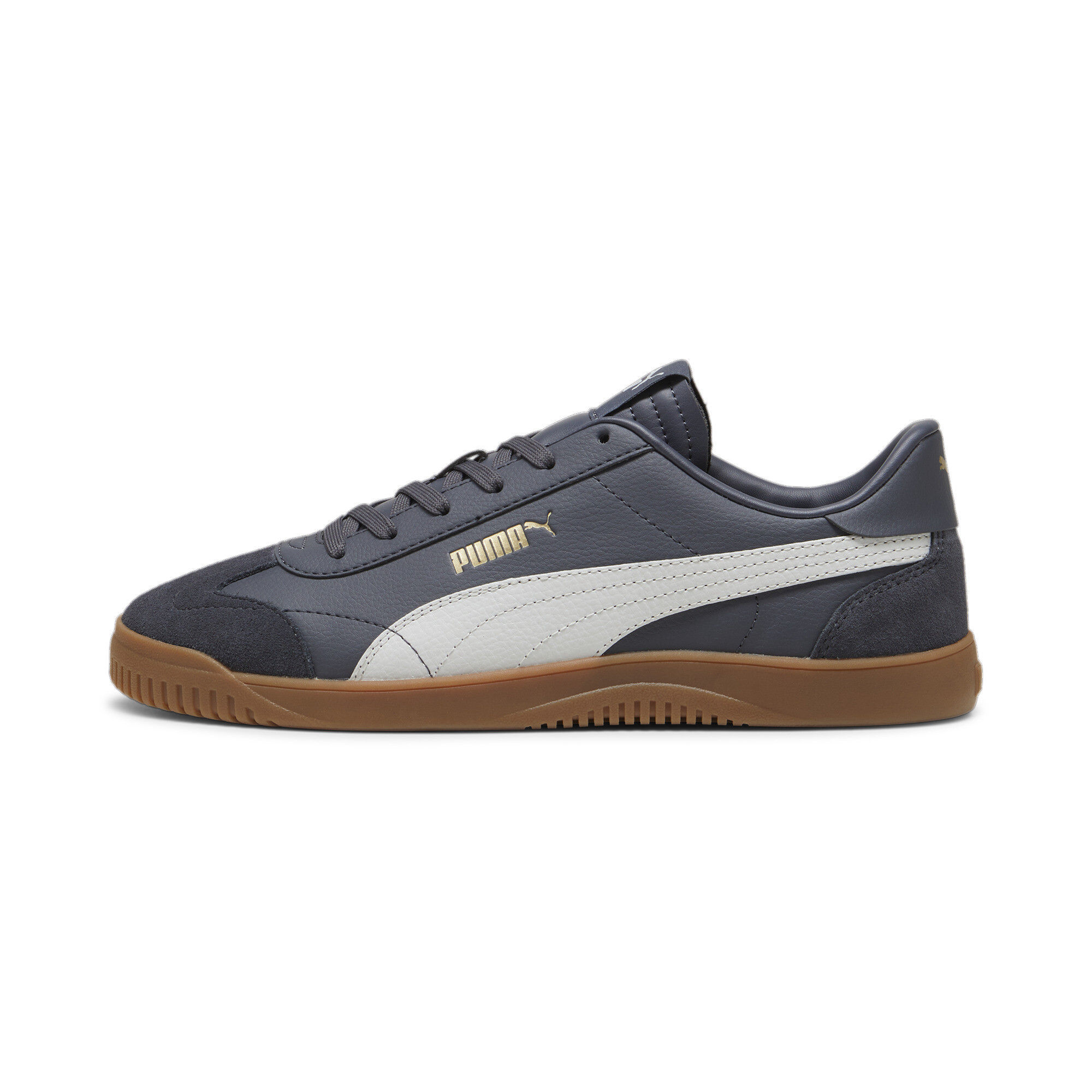 Puma Club 5v5 Sneakers Schuhe | Galactic Gray/Feather Gray/Gold | Größe: 44