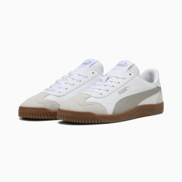 PUMA Club 5v5 Sneakers, Smokey Gray-PUMA White-Feather Gray, large-ZAF