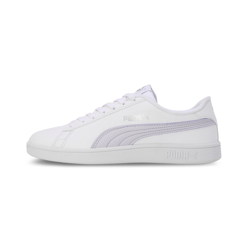 Women s PUMA Softfoam Smashic Sneakers in White Silver Violet size 7