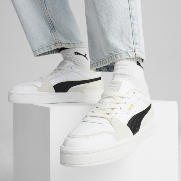 CA Pro Lux III Sneakers, PUMA White-PUMA Black-Vapor Gray, large-MEX