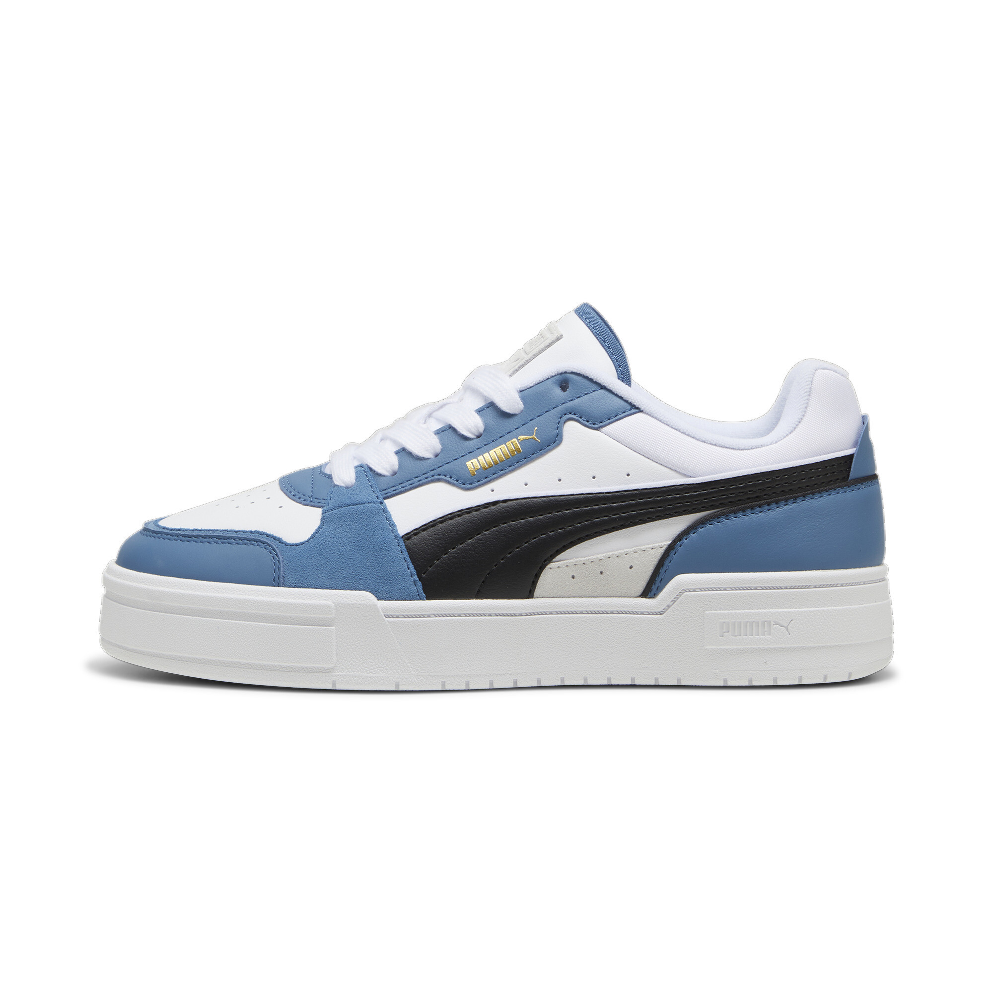 Puma CA Pro Lux III Sneakers Schuhe | Mit Plain | White/Blue Horizon | Größe: 45