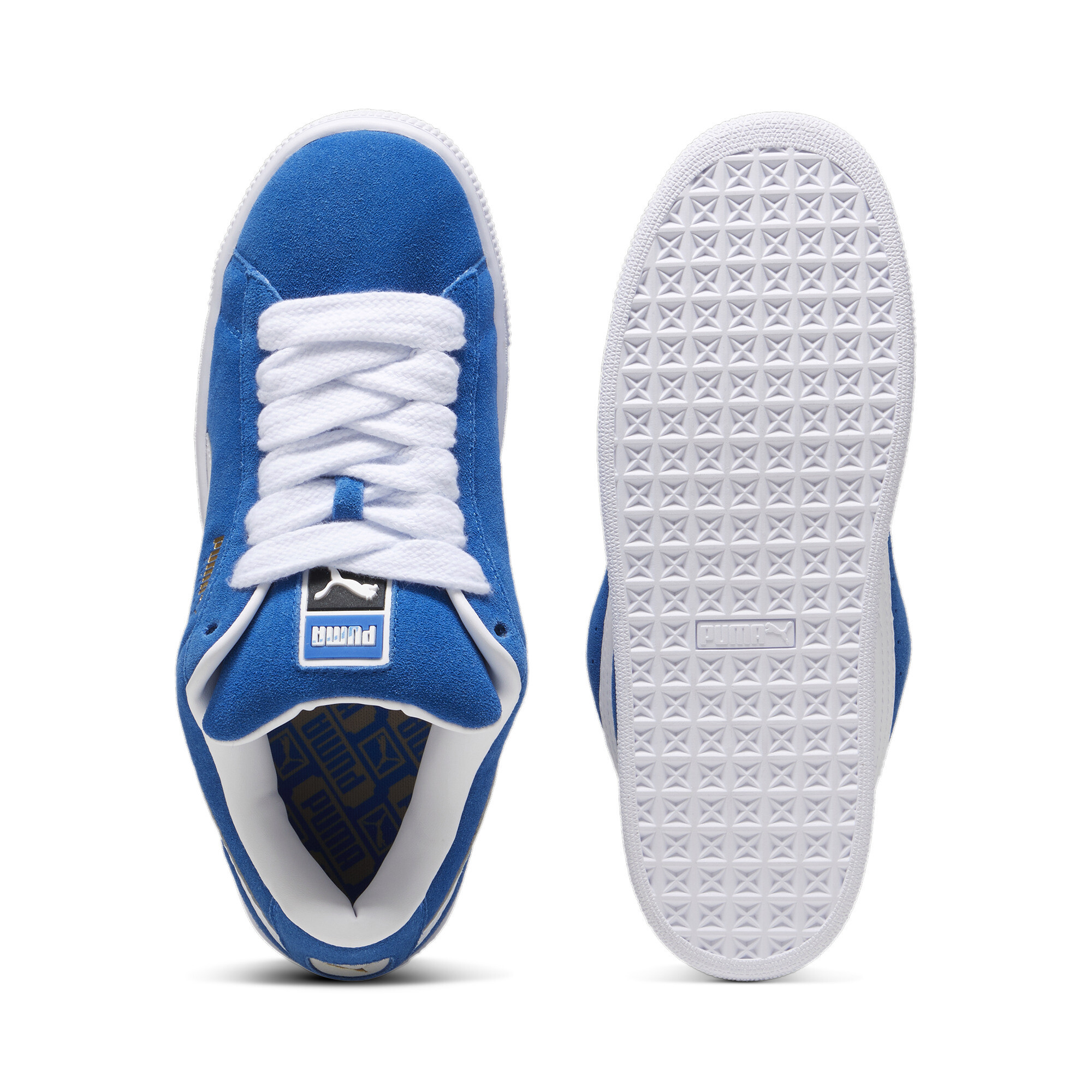 Unisex PUMA Suede XL Sneakers In Blue, Size EU 46