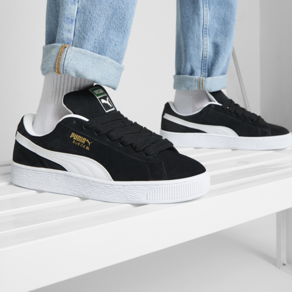 Suede XL Sneakers Unisex, PUMA Black-PUMA White, large-ZAF
