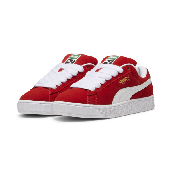 Red and white pumas men's store