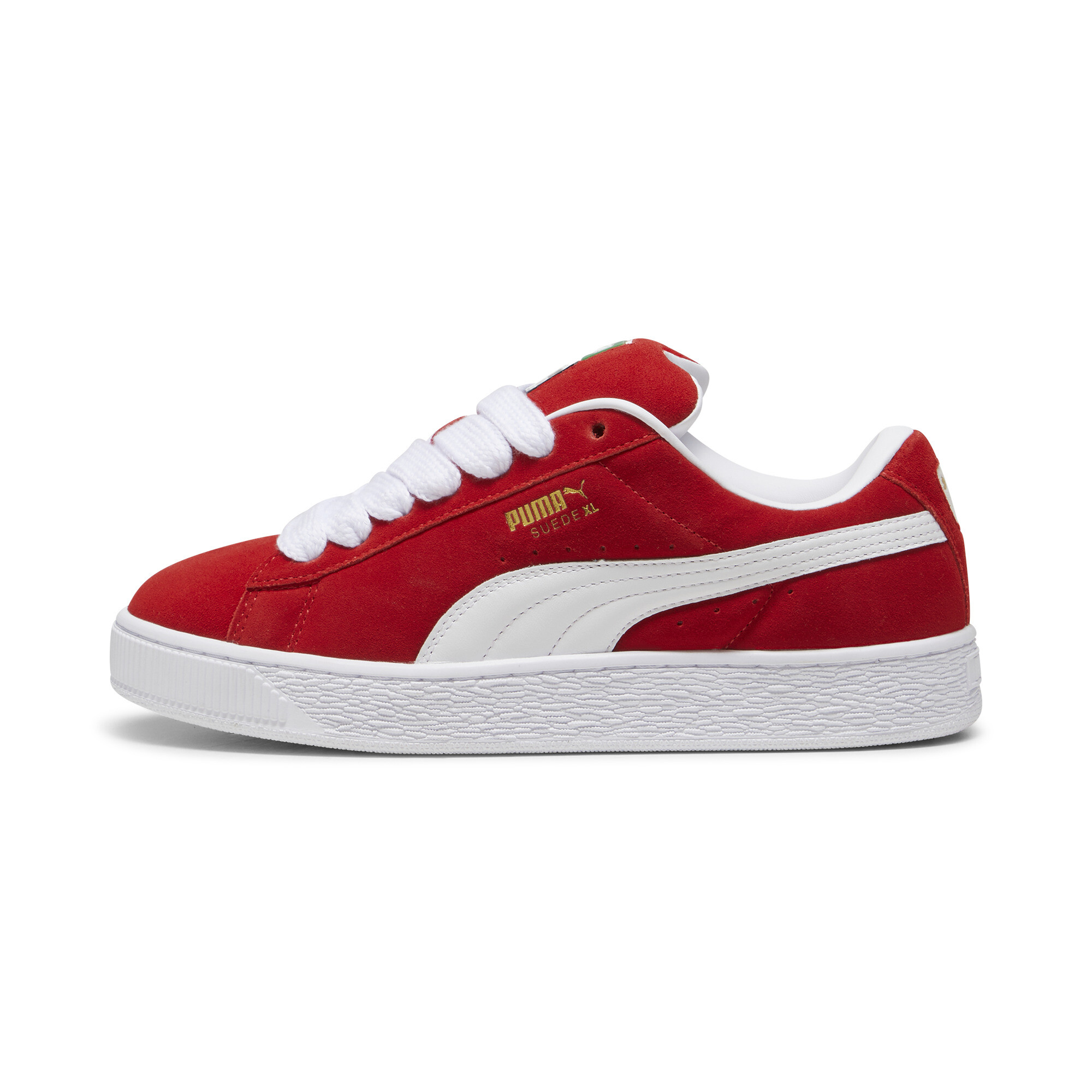 Puma Suede XL Sneakers Unisex Schuhe | Mit Plain | Red/White | Größe: 45