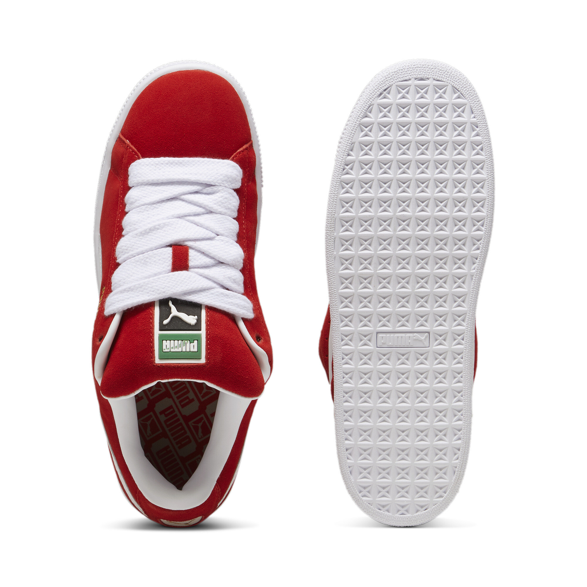 Unisex PUMA Suede XL Sneakers In Red, Size EU 40