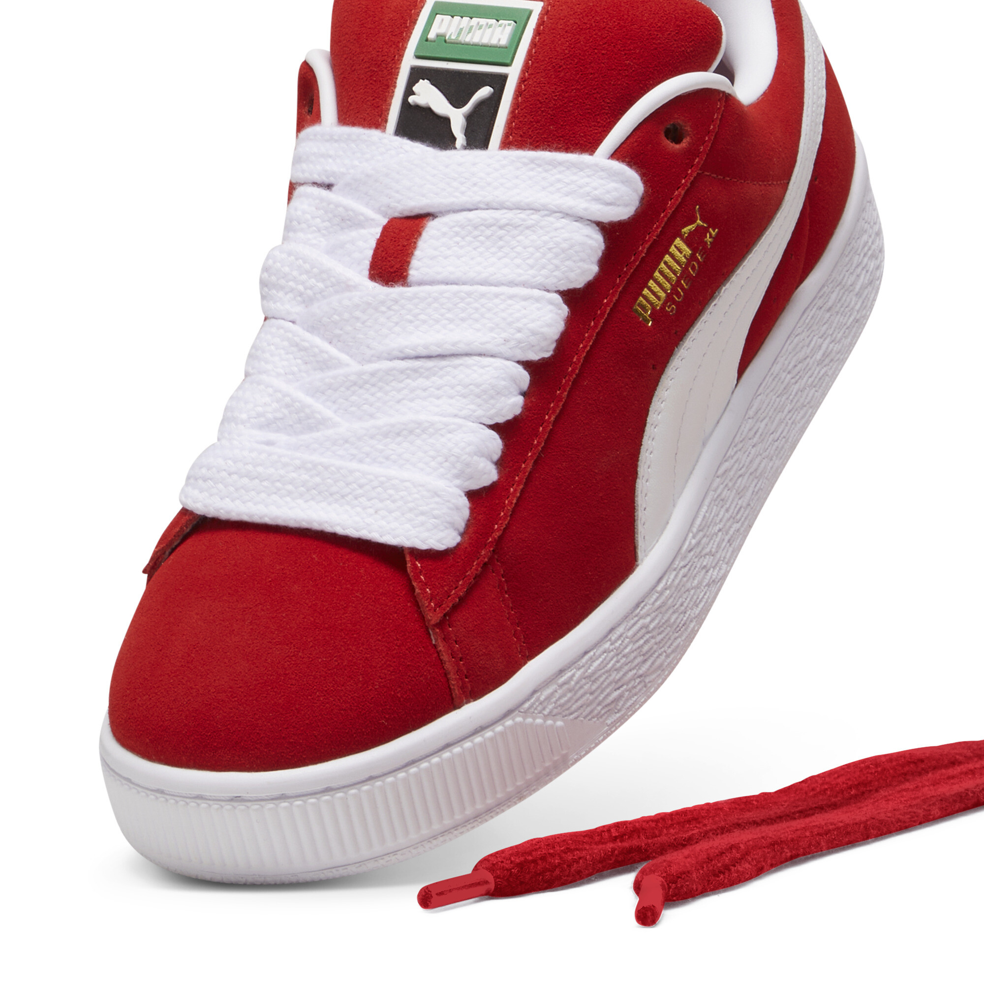 Puma Suede XL Sneakers Unisex, Red, Size 37, Shoes