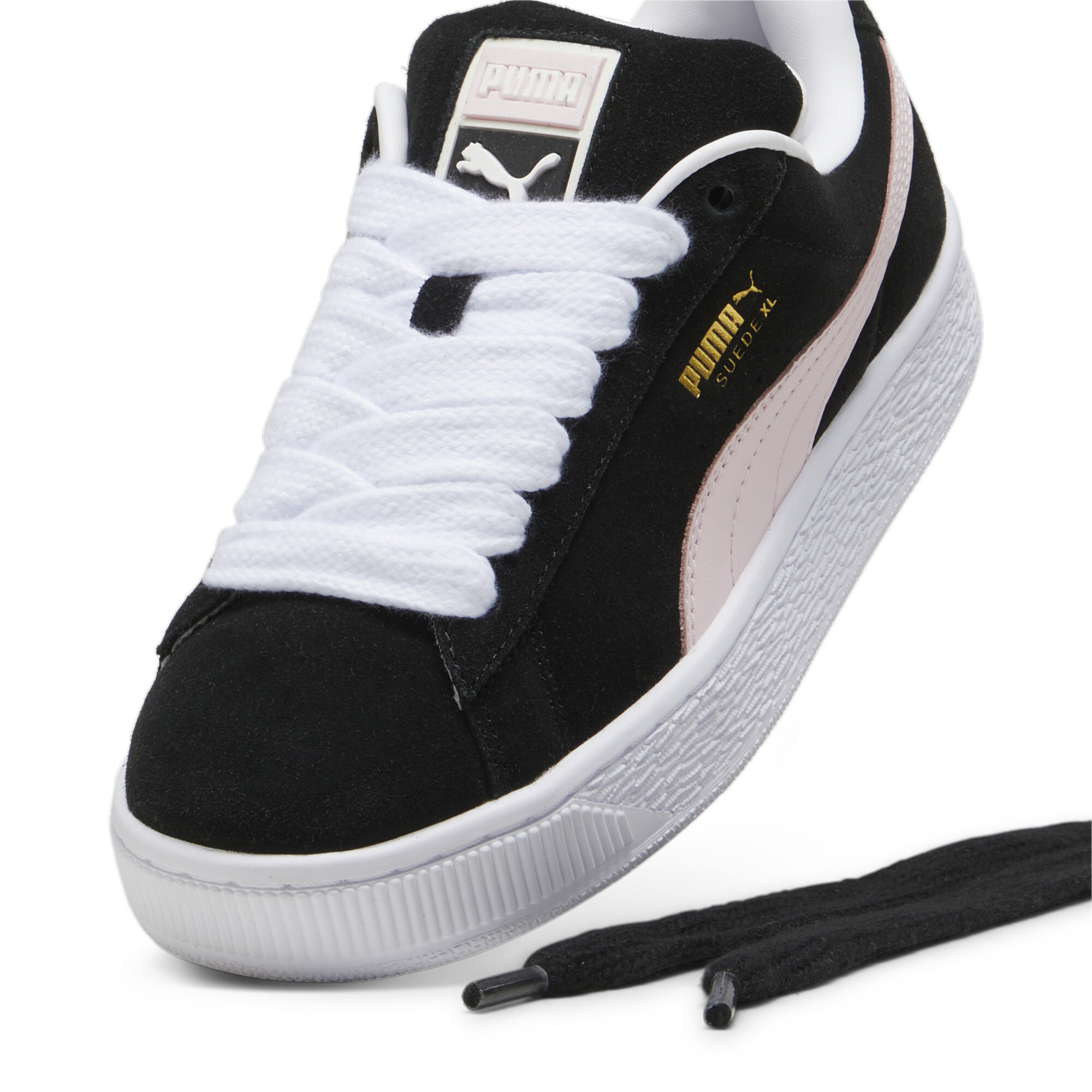 Puma Suede XL Sneakers Unisex, Black, Size 45, Shoes