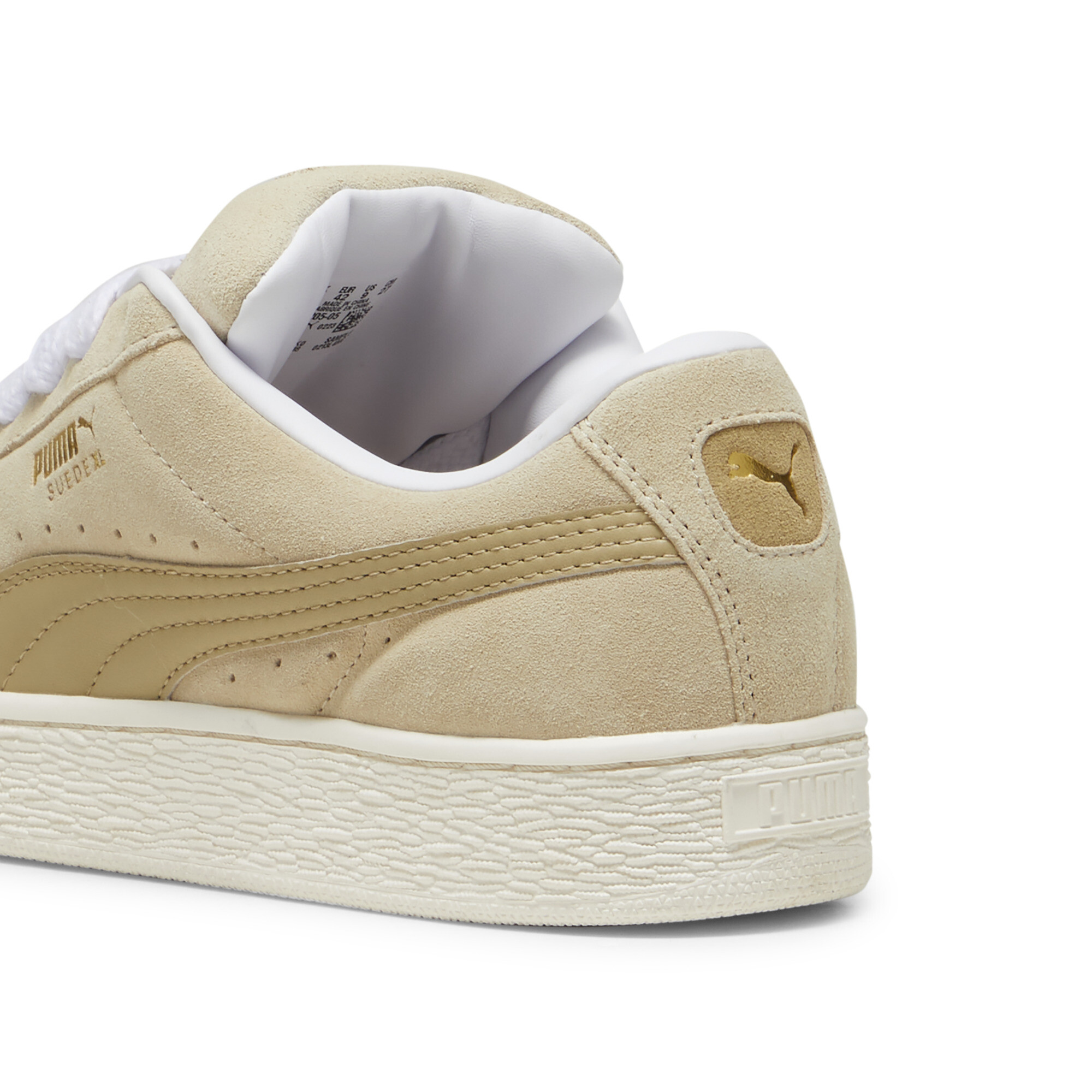 Kids' PUMA Suede XL Sneakers Unisex In Beige, Size EU 42