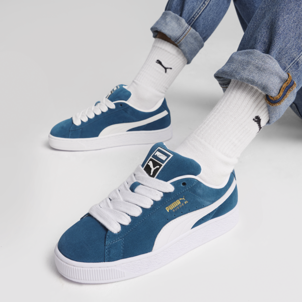 Suede XL Sneakers Unisex, Ocean Tropic-PUMA White, large-ZAF