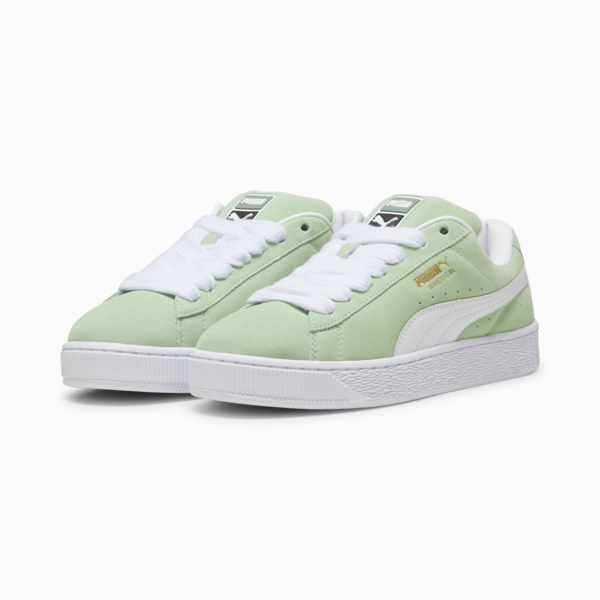 Suede XL Sneakers Unisex, Pure Green-PUMA White, large-ZAF