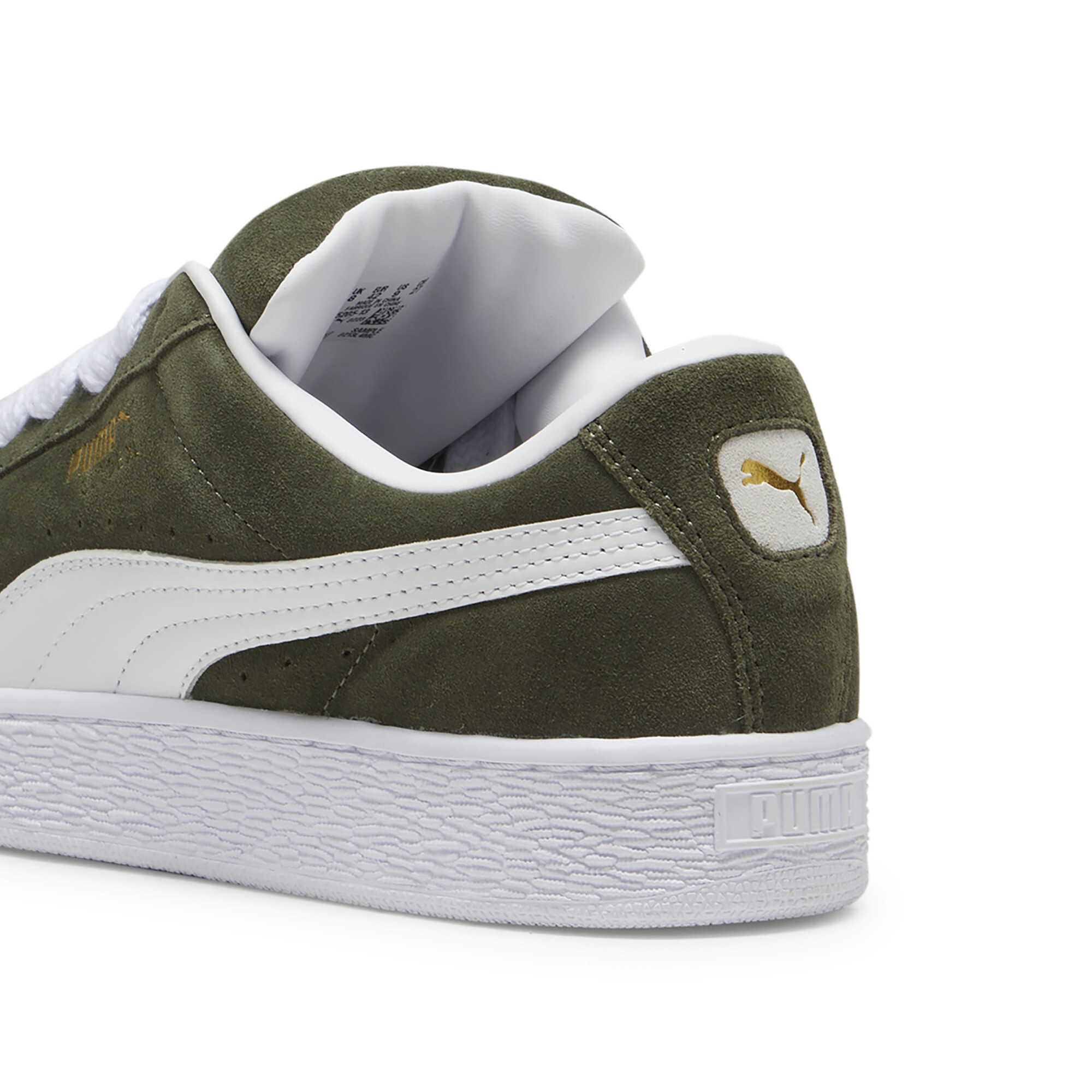 Kids' PUMA Suede XL Sneakers Unisex In Green, Size EU 37.5