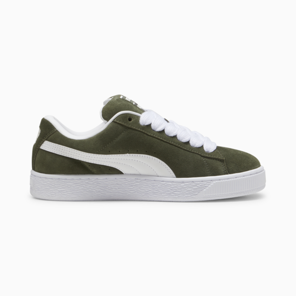 Suede XL Sneakers Unisex, Dark Olive-PUMA White, large-ZAF