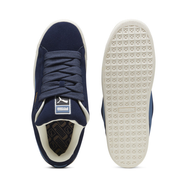 Navy blue suede puma sneakers discount