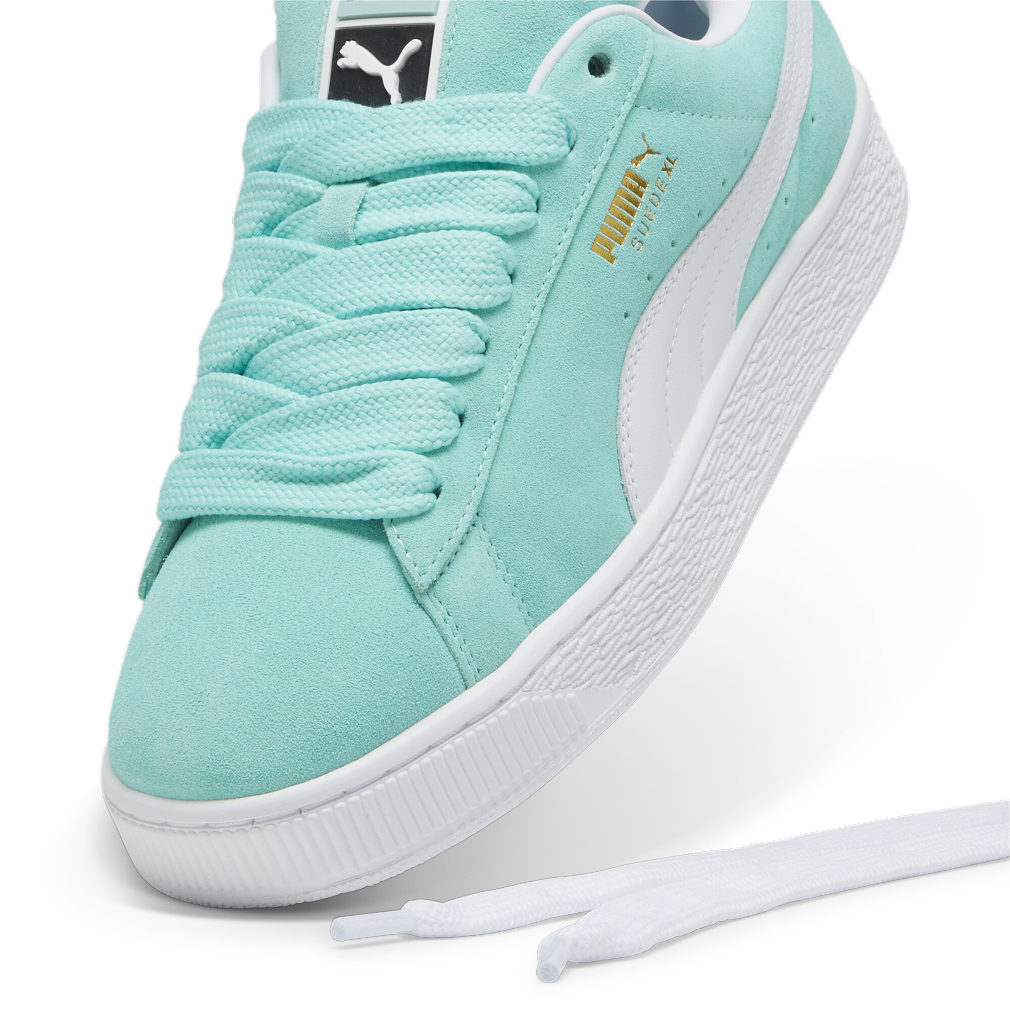 Puma Suede XL Sneakers Unisex, Green, Size 39, Shoes