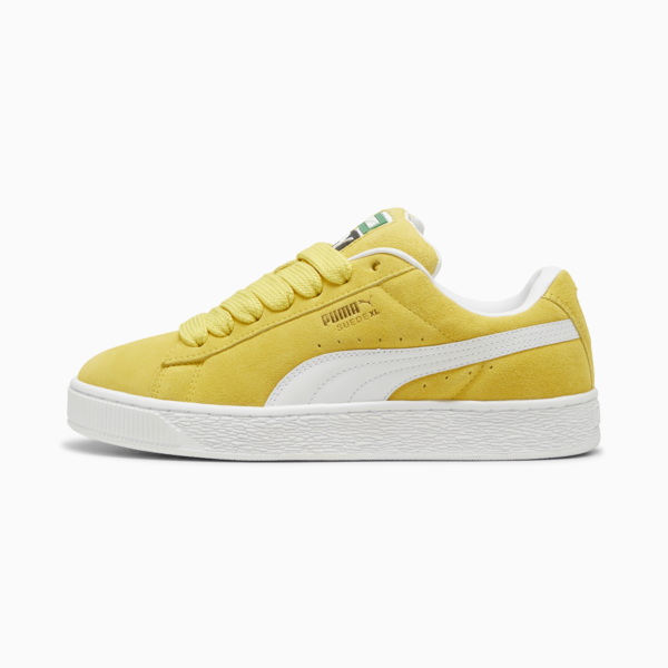 Suede XL Sneakers Unisex, Fresh Pear-PUMA White, large-MEX