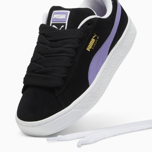 Suede XL Sneakers Unisex, PUMA Black-Lavender Alert, large-ZAF