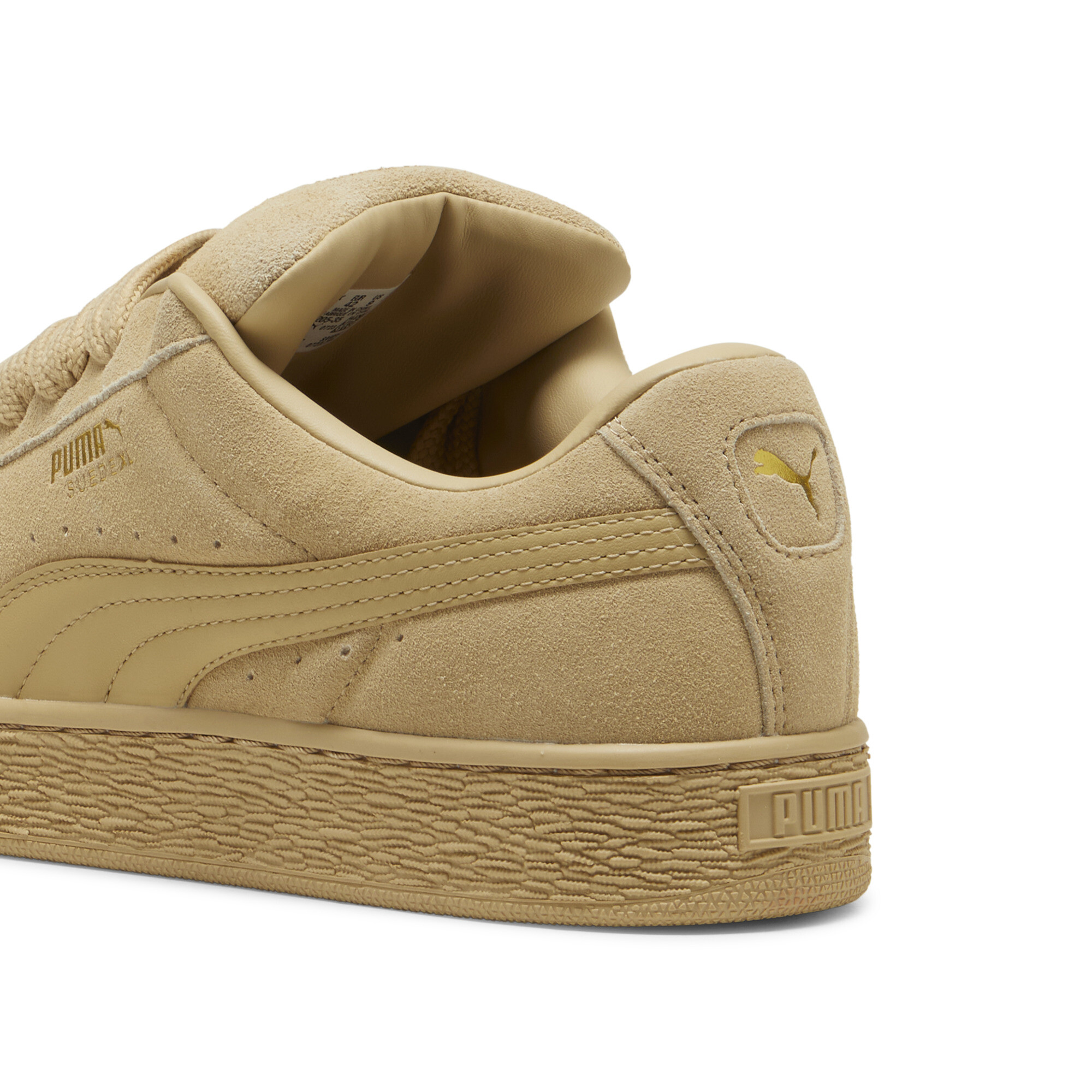 Kids' PUMA Suede XL Sneakers Unisex In Beige, Size EU 45