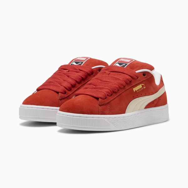 Suede XL Sneakers Unisex, Red Fire-Alpine Snow-PUMA White, large-ZAF