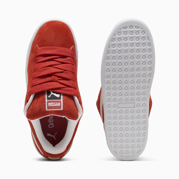 Suede XL Sneakers Unisex, Red Fire-Alpine Snow-PUMA White, large-ZAF