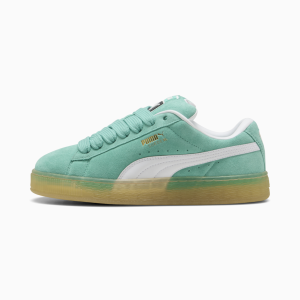 Suede XL Sneakers Unisex, Aquatic-PUMA White, large-ZAF