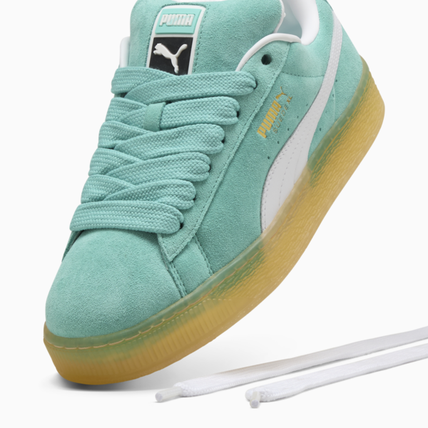 Suede XL Sneakers Unisex, Aquatic-PUMA White, large-ZAF