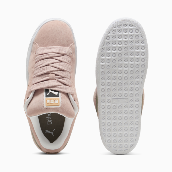 Suede XL Sneakers Unisex, Rose Quartz-Velvet Moss-PUMA White, large-ZAF