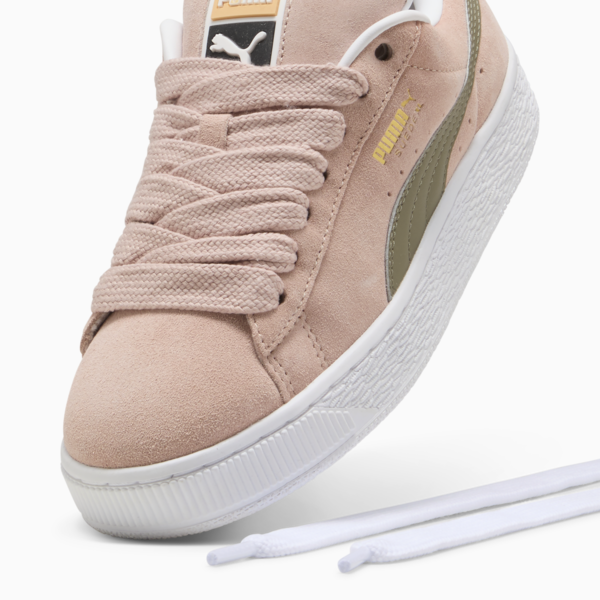 Suede XL Sneakers Unisex, Rose Quartz-Velvet Moss-PUMA White, large-ZAF