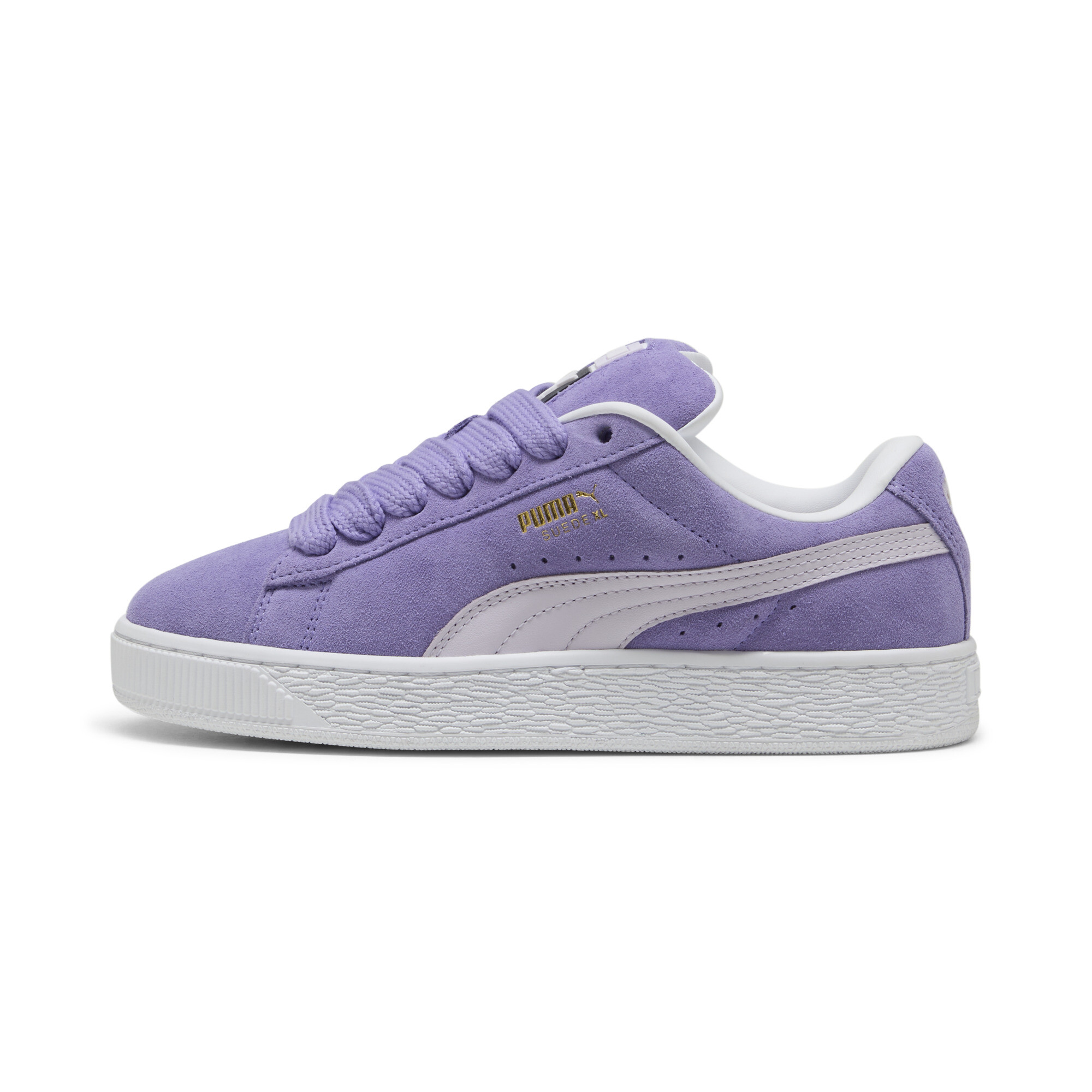 Puma Suede XL Sneakers Unisex Schuhe | Mit Colorful | Lavender Alert/Lilac Frost/White | Größe: 37.5