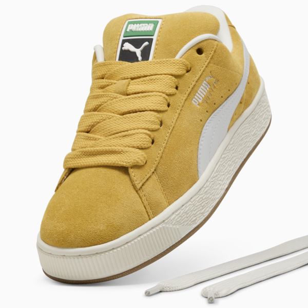 Suede XL Sneakers Unisex, Archive Gold-Vapor Gray, large-ZAF