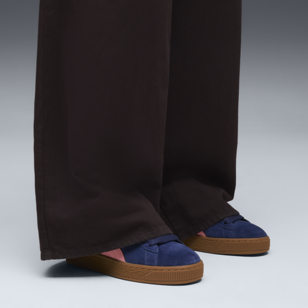 Suede XL Sneakers Unisex, Persian Blue-Gum, large-ZAF