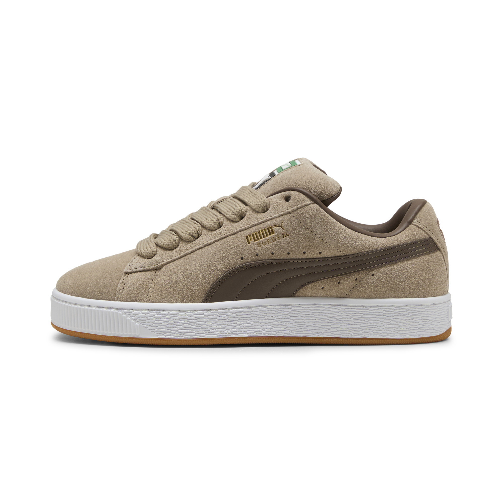 Puma Suede XL Sneakers Unisex Schuhe | Mit Colorful | Ice Coffee/Flat Bronze | Größe: 36