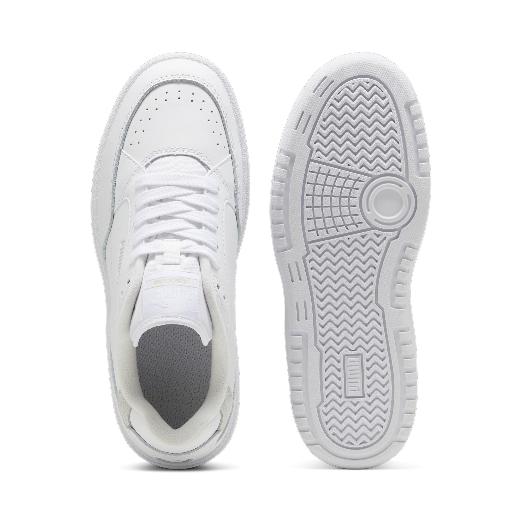 Women's Puma Doublecourt's Sneakers, White, Size 42.5, Shoes