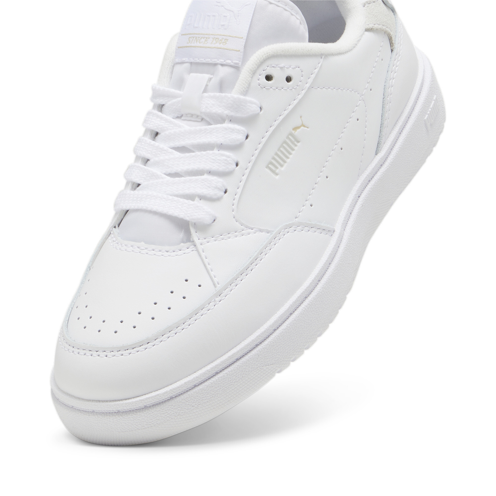Women's Puma Doublecourt's Sneakers, White, Size 40, Shoes