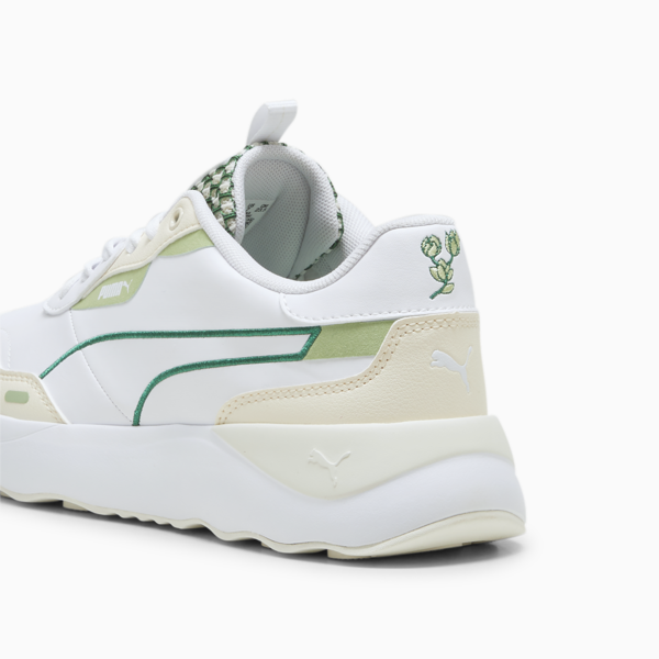 Runtamed Platform Blossom Women's Sneakers, PUMA White-Archive Green-Sugared Almond-Pure Green, large-ZAF