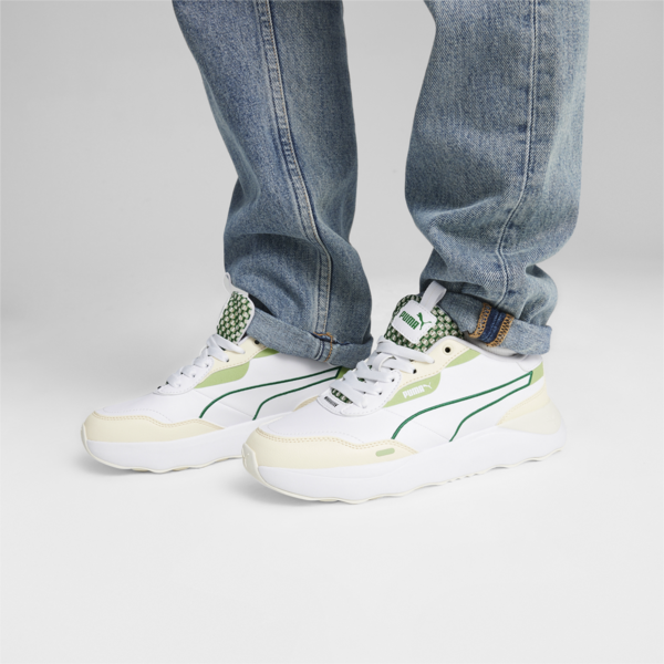 Runtamed Platform Blossom Women's Sneakers, PUMA White-Archive Green-Sugared Almond-Pure Green, large-ZAF