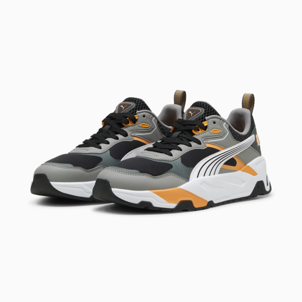 Trinity Desert Road Men's Sneakers, PUMA Black-PUMA White-Stormy Slate-Clementine, large-ZAF