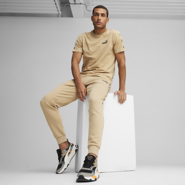 Trinity Desert Road Men's Sneakers, PUMA Black-PUMA White-Stormy Slate-Clementine, large-ZAF