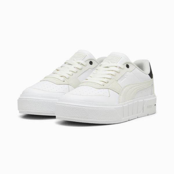 Zapatillas para mujer PUMA Cali Court PureLuxe, PUMA Black-Warm White, large-ARG