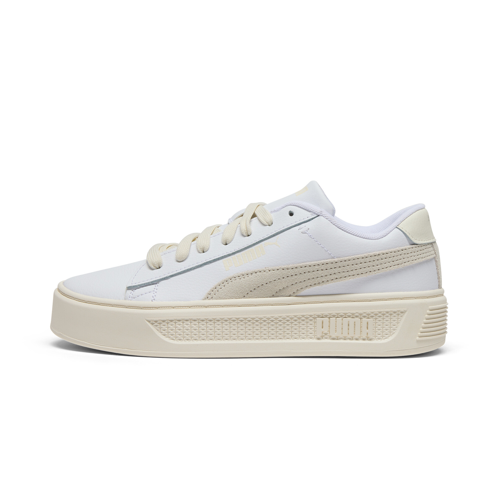 Puma Smash Platform V3 Mono Twist Shoes In White
