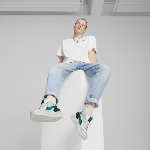 RS-X 40th Anniversary Sneakers, PUMA White-Feather Gray, large-ZAF