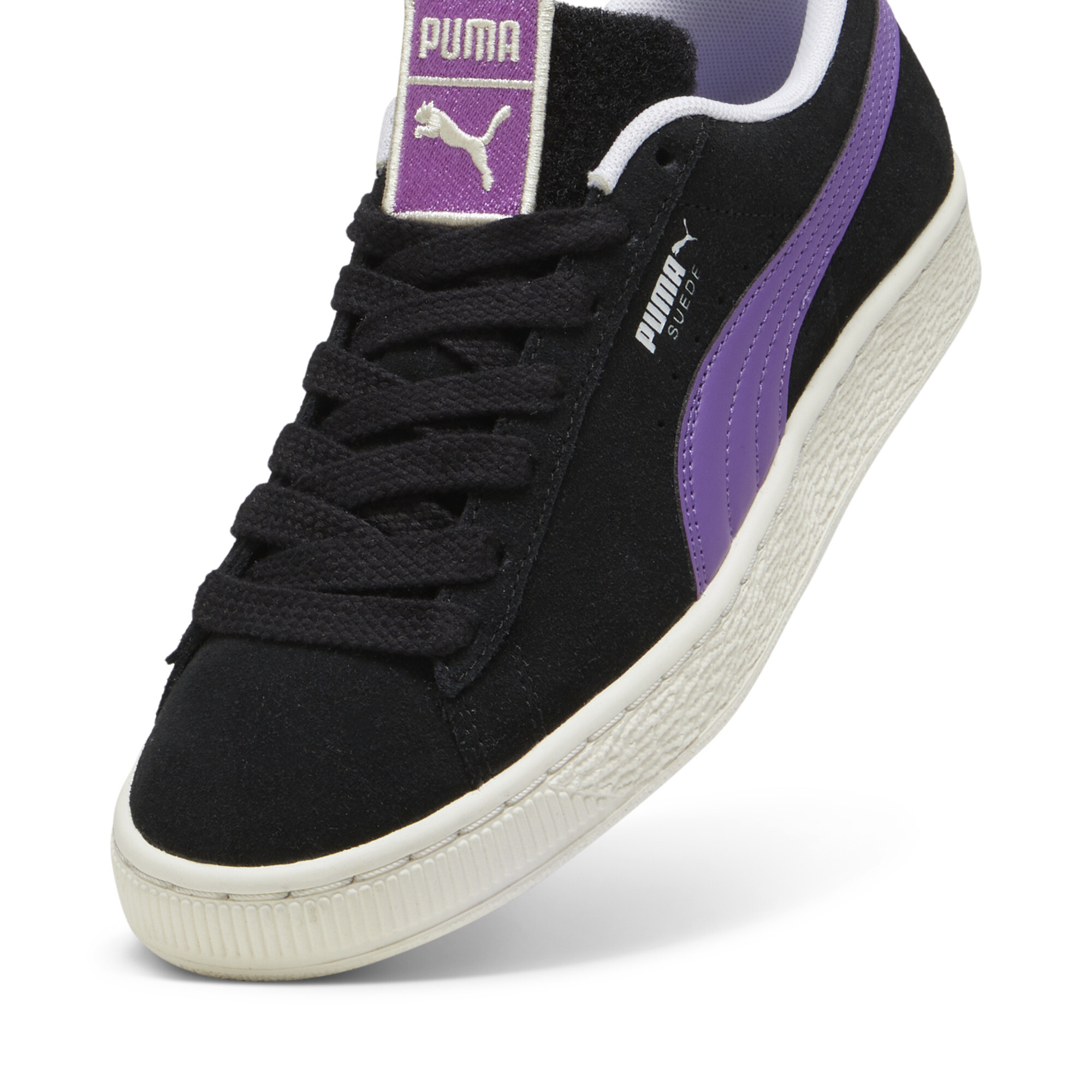 Suede Patch sneakers, Zwart, Maat 40,5 | PUMA