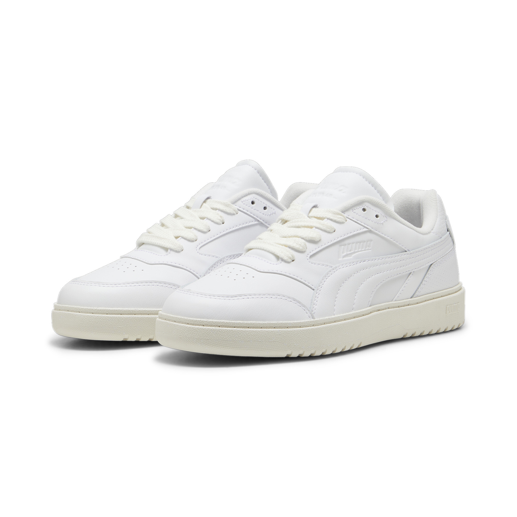 Puma Doublecourt Club 48 Sneakers, White, Size 39, Shoes