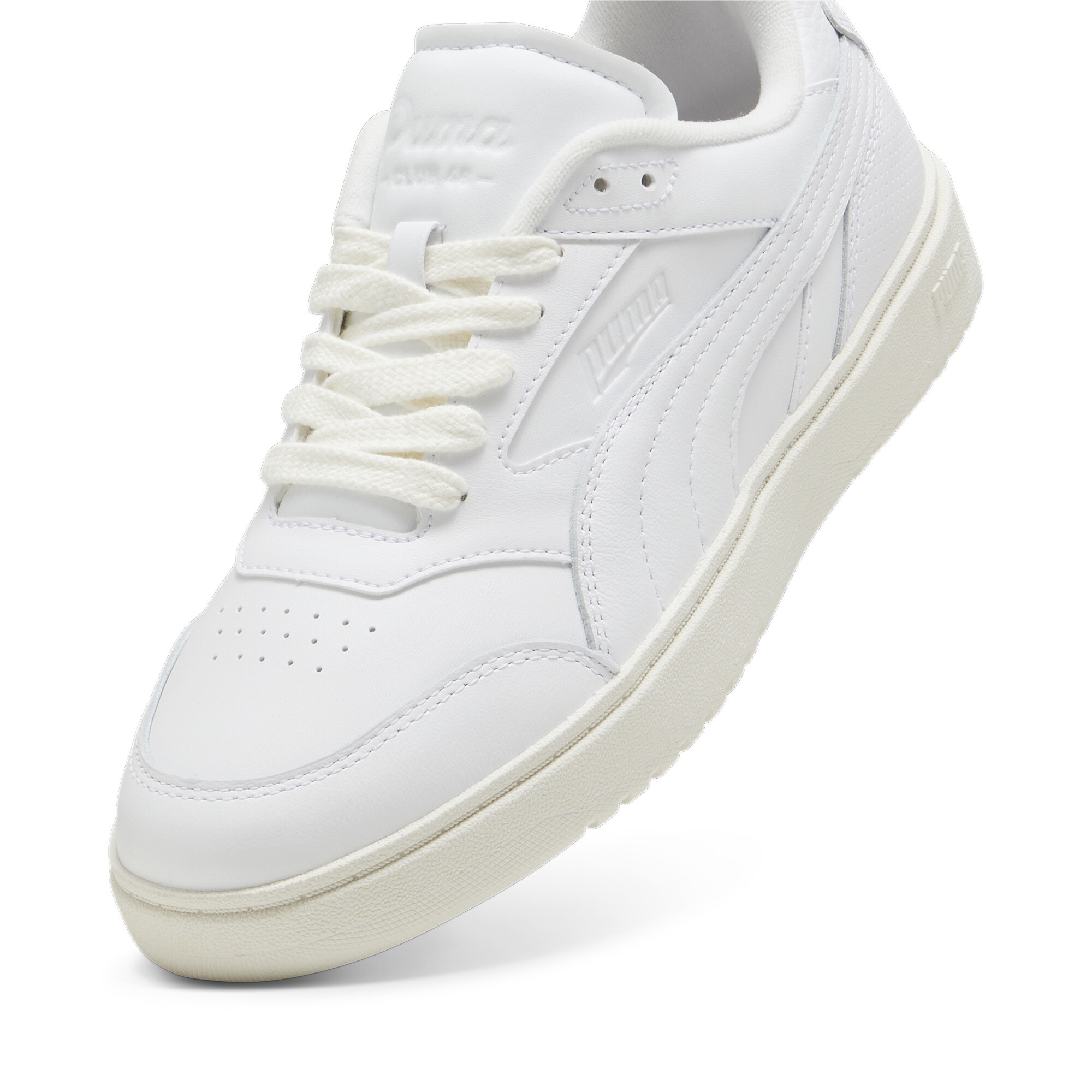 Puma Doublecourt Club 48 Sneakers, White, Size 47, Shoes