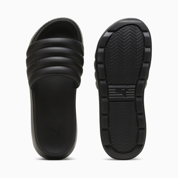 Sandalias acolchadas Karmen para mujer, PUMA Black-PUMA Black, large-MEX